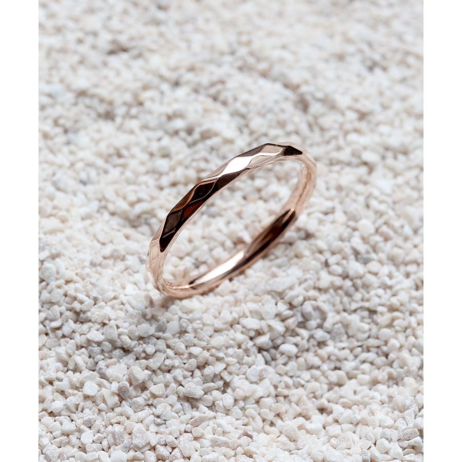 リング レディース おしゃれ ゴールド シルバー ピンクゴールド ステンレス メンズ 指輪 つけっぱなし アクセサリー 金属アレルギー 細身 カット 大人 男女兼用 |  | 11