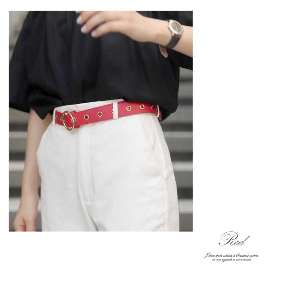 ベルト レディース 太 ゴールド ラウンド バックル ハトメベルト 太い おしゃれ 簡単 ウエストマーク 小物 ウエスト シンプル 太め 太ベルト 調整可能 2 8cm U Ninon 通販 Yahoo ショッピング