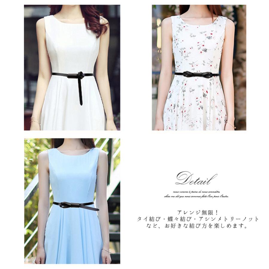 ベルト レディース 細 本革 レザー チューブ バックル なし アレンジ おしゃれ 簡単 小物 ウエスト シンプル 細め 細ベルト チューブベルト 無段階 調節 U Ninon 通販 Yahoo ショッピング