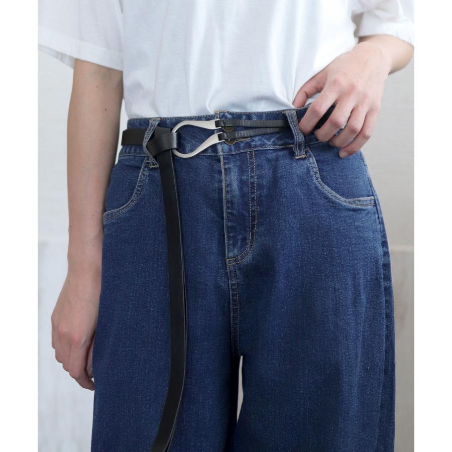 ベルト レディース おしゃれ 黒 大きいサイズ 穴なし 細い 穴なし