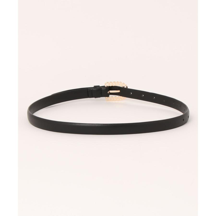 【新品•未使用】スクエアレザーターンロックベルトPUレザーハンドバッグ　ホワイト florist（フローリスト） ベルト 「メンズ・レディース兼用」スクエア