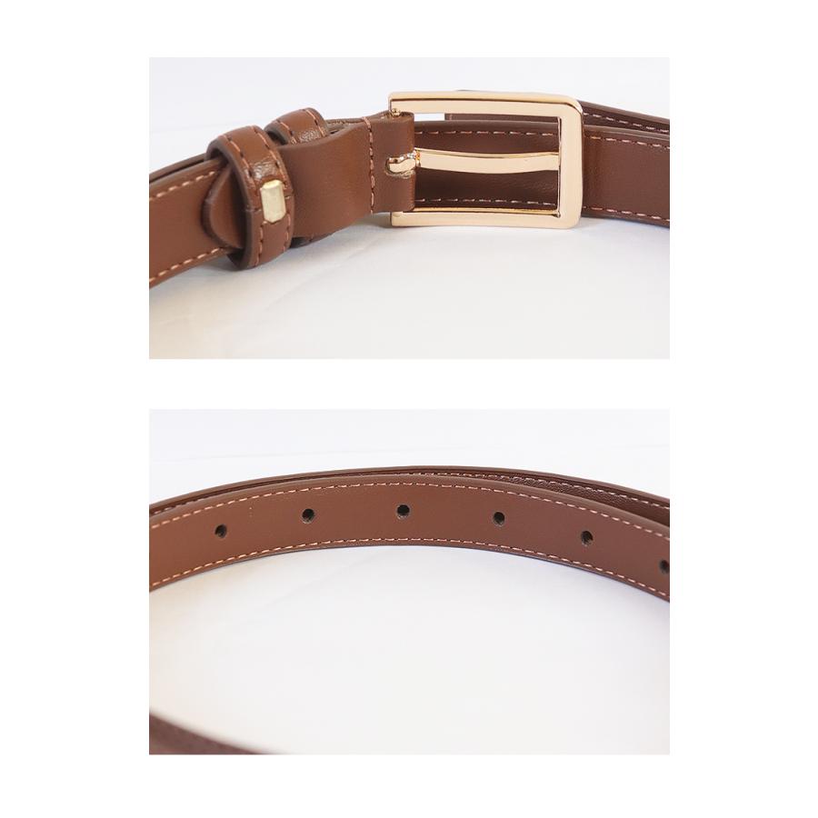 ベルト レディース 本革 牛革 大きいサイズ 細い ワンピース用