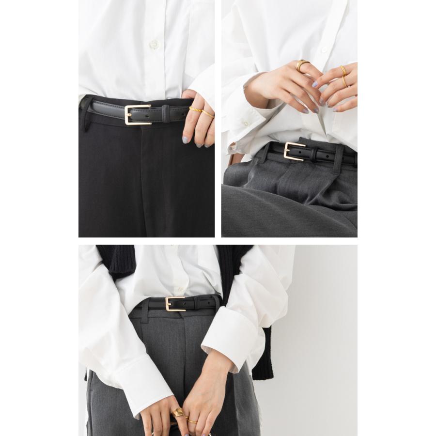 くつぶる、大きいサイズエンスウィート牛革&マスクラットベルト付ジャケット ビジネスベルト 牛革 超軽量バックル 調節アジャスター レザー