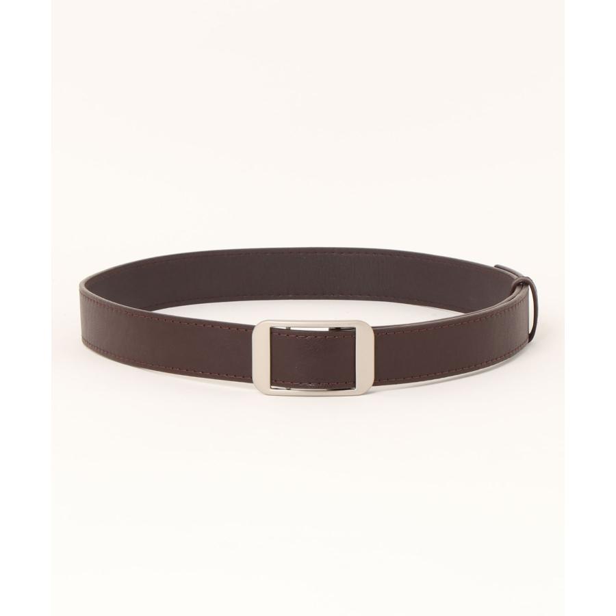 ベルト レディース 太 大きいサイズ スーツ ビジネス 穴なし PU レザー