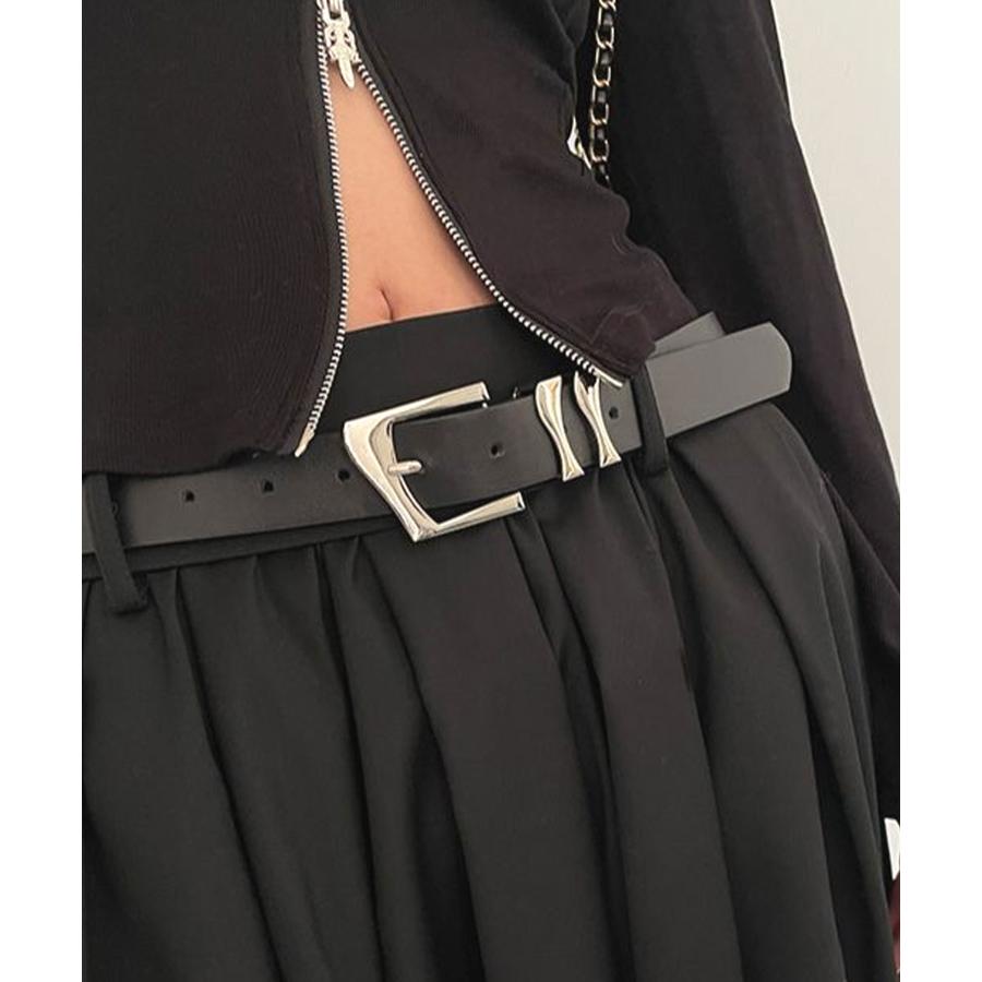 ベルト レディース 太 おしゃれ バックル ゴルフ 太め 大きい