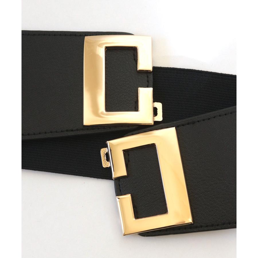 ベルト レディース 太 ワンピース用 ゴム ウエスト 大きいサイズ 白  