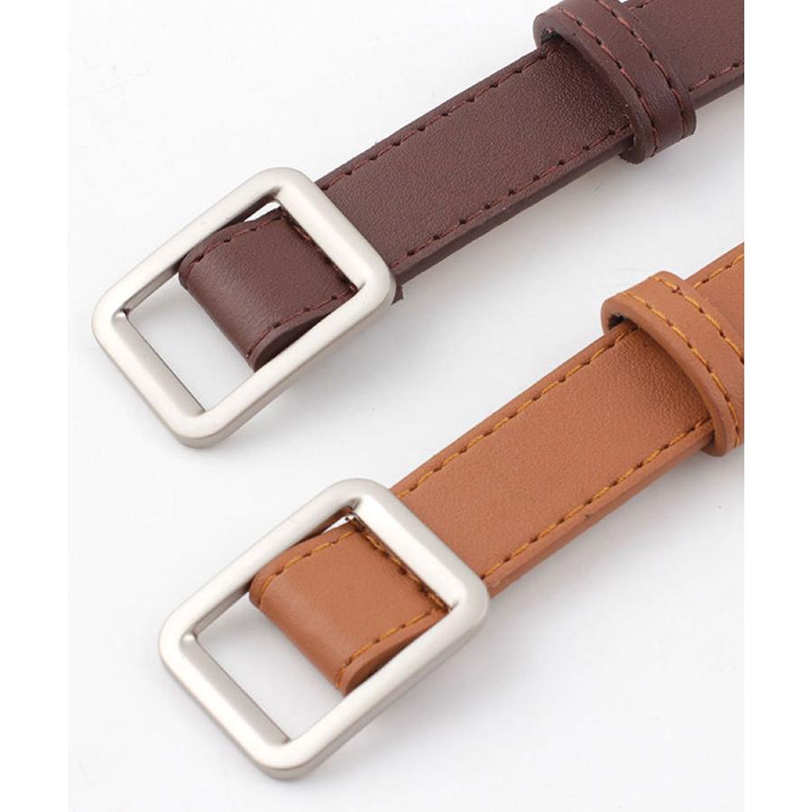 ベルト レディース カジュアル 穴なし ビジネスベルト バックル