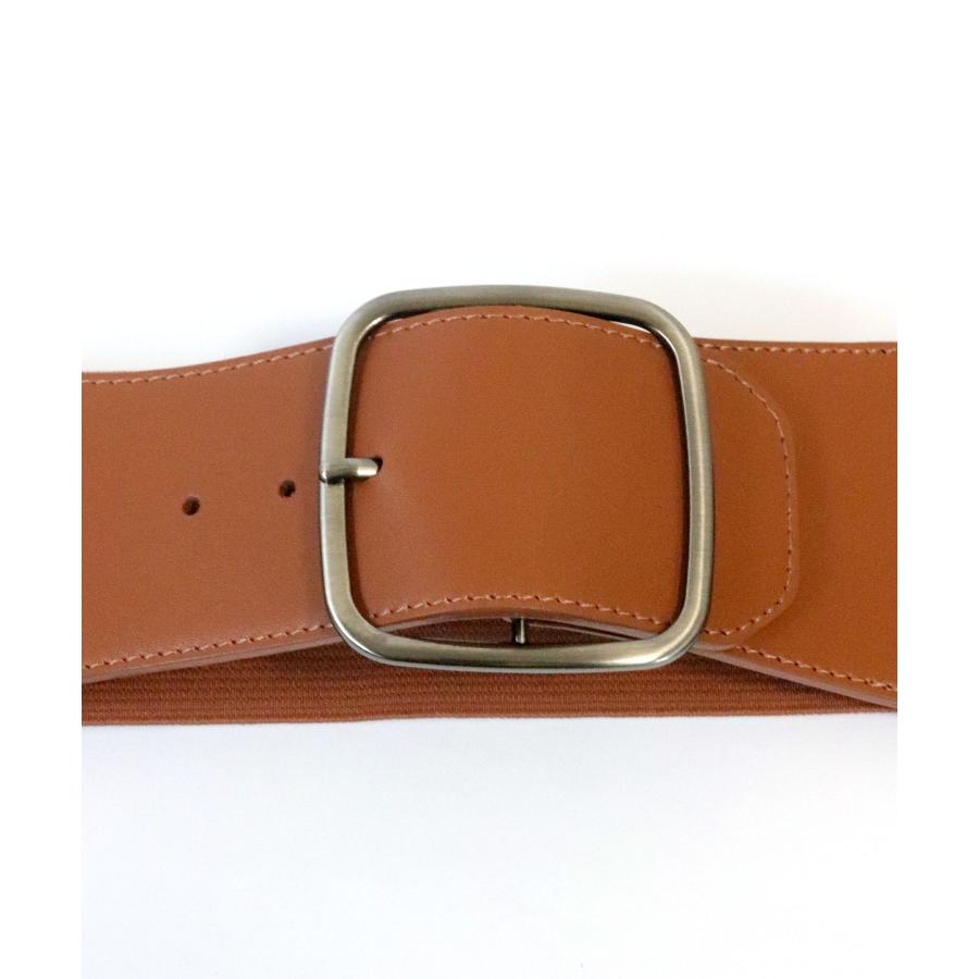 ベルト レディース 牛革 大きいサイズ 留め具 太め 太