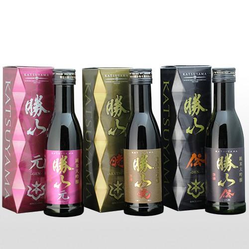 日本酒　勝山　勝山純米大吟醸　３本セット 180ml×３本｜ninsake-katuyama