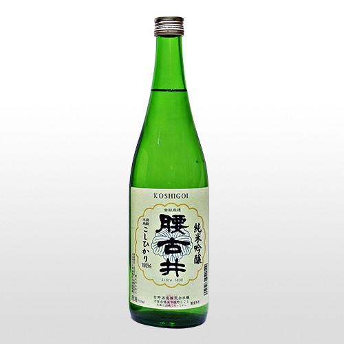 日本酒　腰古井　純米吟醸こしひかり　720ml｜ninsake-koshigoi