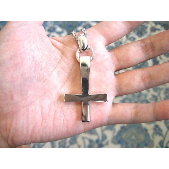 仁尾彫金『ビック逆十字クロスチェーン無し』ハンドメイド 117b : 仁尾 