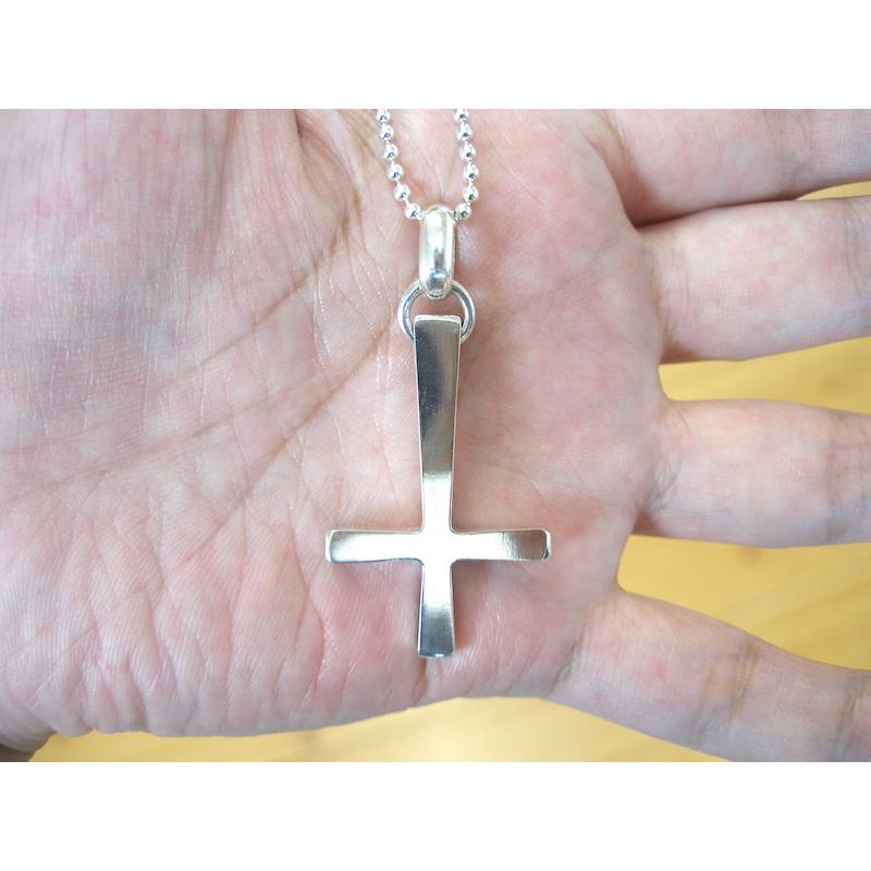 仁尾彫金『逆十字クロス3』ハンドメイド166 : 仁尾彫金 - 通販  