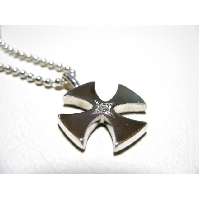 仁尾彫金『一つ星ダイヤフラットアイアンクロスヘッド』ハンドメイド58b