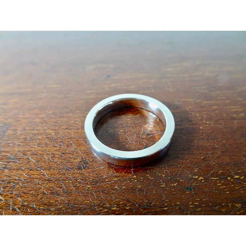 仁尾彫金『幅3.5mm、平打リング』ハンドメイド282b : 仁尾彫金 - 通販 