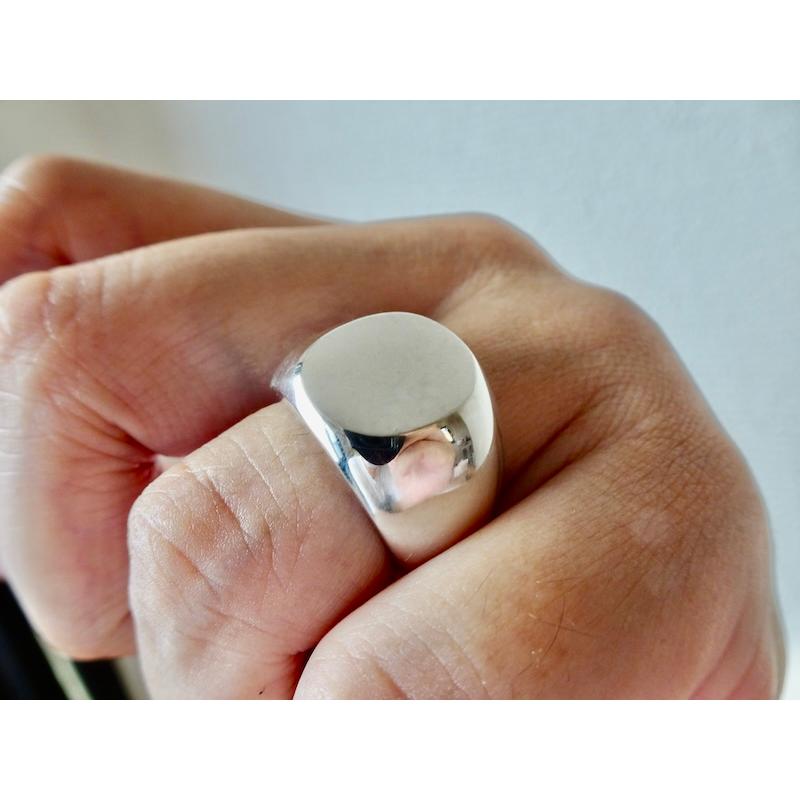 仁尾彫金『楕円の印台リング2』ハンドメイド333b : 仁尾彫金 - 通販 