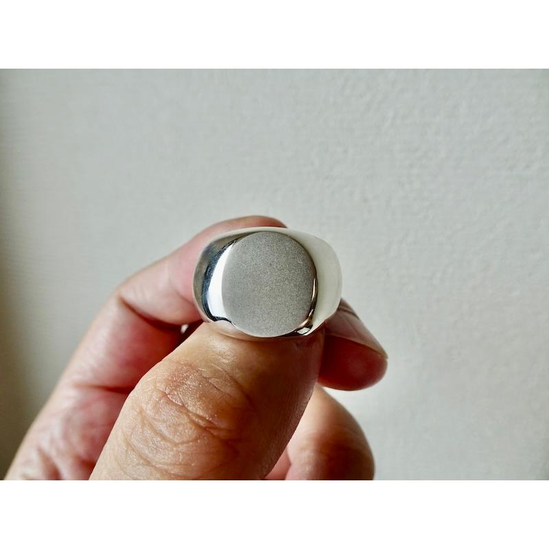 仁尾彫金『楕円の印台リング2』ハンドメイド333b : 仁尾彫金 - 通販 
