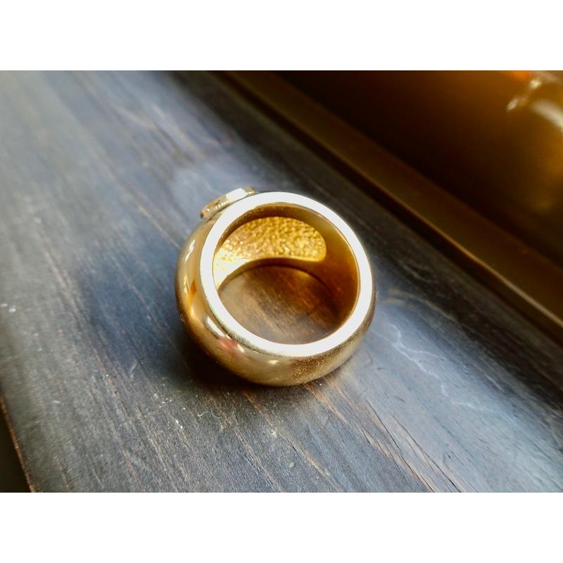 仁尾彫金『8甲丸k18リング』ハンドメイド375b : 仁尾彫金 - 通販