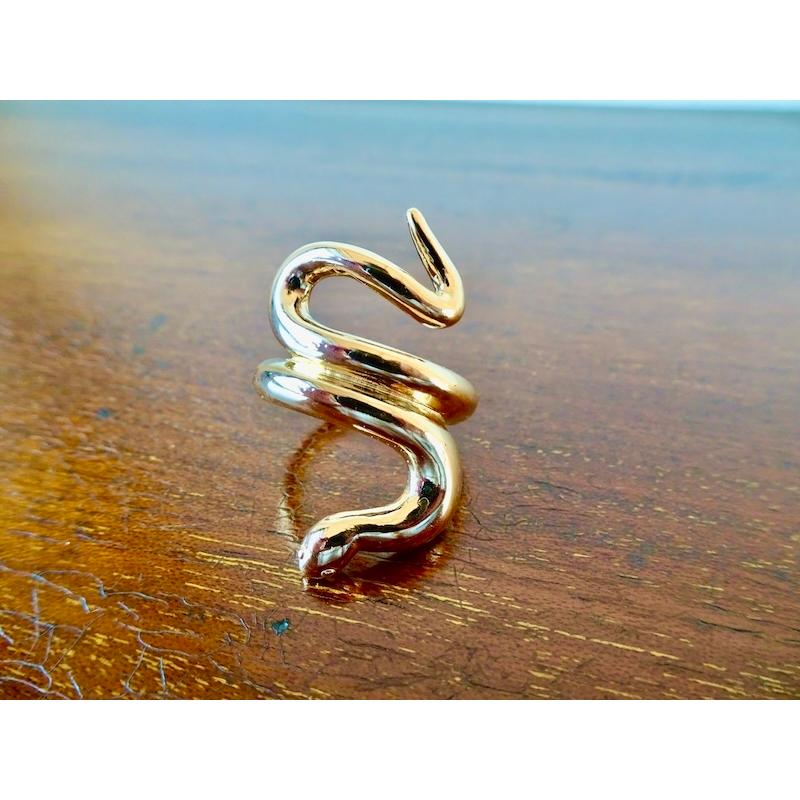 仁尾彫金『全金スネイクリング』ハンドメイド378b : 仁尾彫金 - 通販
