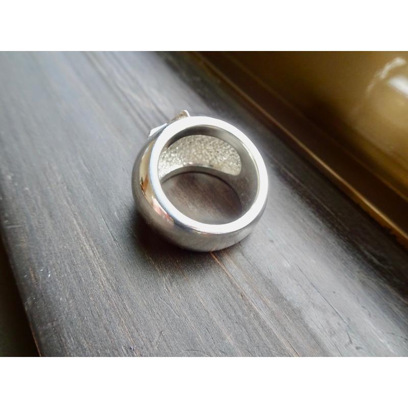 仁尾彫金『スター甲丸リング』ハンドメイド381b : 仁尾彫金 - 通販