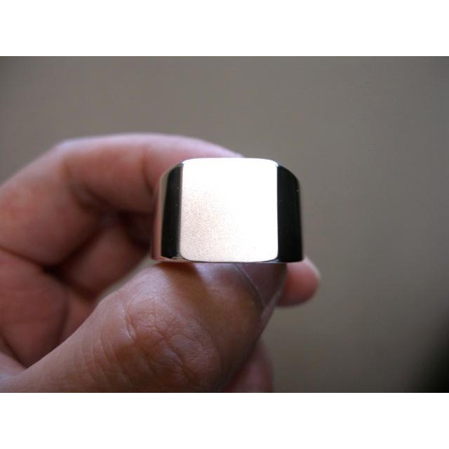 仁尾彫金『シルバー印台リング』ハンドメイド124 仁尾彫金『シルバー印台リング』ハンドメイド124 指輪・リング