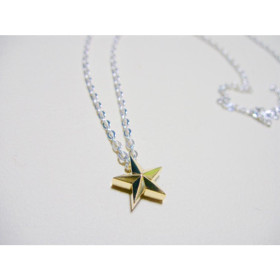 仁尾彫金『ゴールド立体スターペンダントバチカンなし』ハンドメイド126b 仁尾彫金『ゴールド立体スターペンダントバチカンなし』ハンドメイド