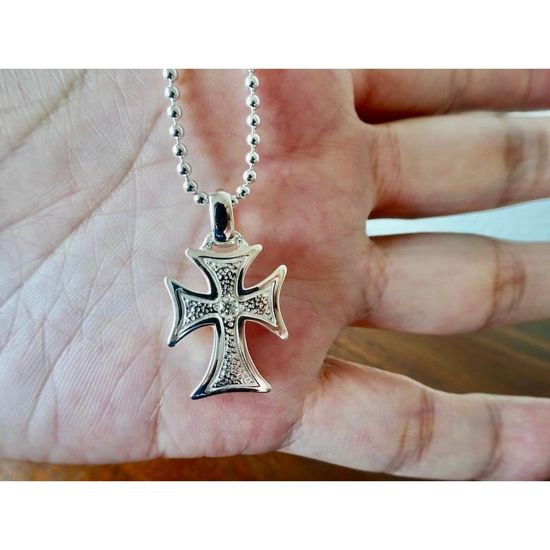 仁尾彫金『一つ星ダイヤ、ギャラクシークロスヘッド』ハンドメイド408 仁尾彫金『一つ星ダイヤ、ギャラクシークロスヘッド』ハンドメイド408