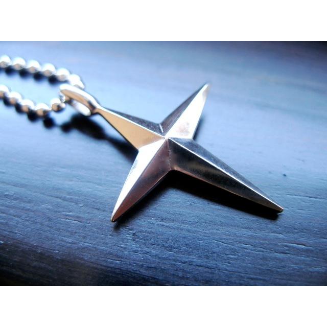 仁尾彫金『プラチナ十字星クロス』ハンドメイド59 : 仁尾彫金 - 通販  