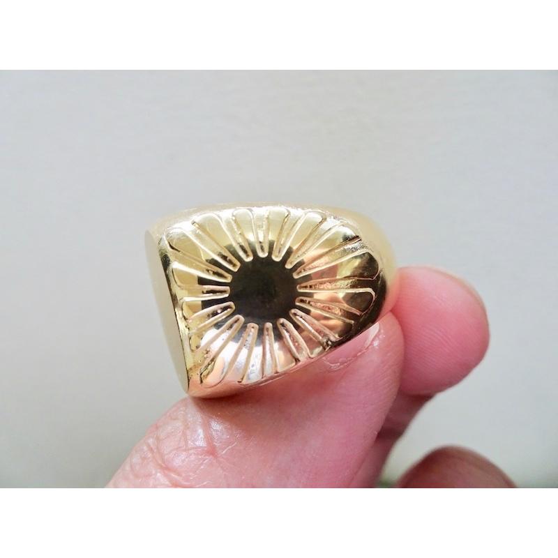 仁尾彫金『太陽の印台リング』ハンドメイド193 仁尾彫金『太陽の印台リング』ハンドメイド193 : 仁尾彫金 - 通販