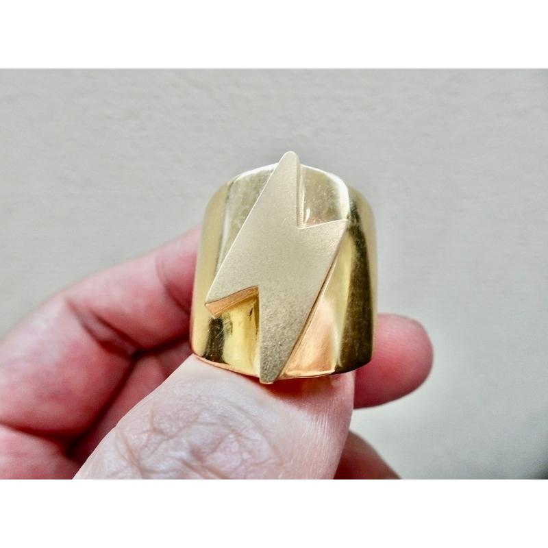 仁尾彫金『ゴールドサンダーリング』ハンドメイド187 : 仁尾彫金 