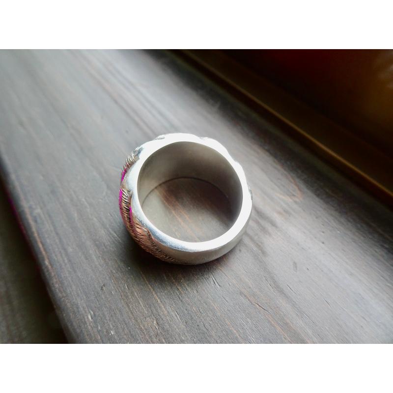 仁尾彫金『しめ縄リング縄目あり』ハンドメイド210 : epr210 : 仁尾 