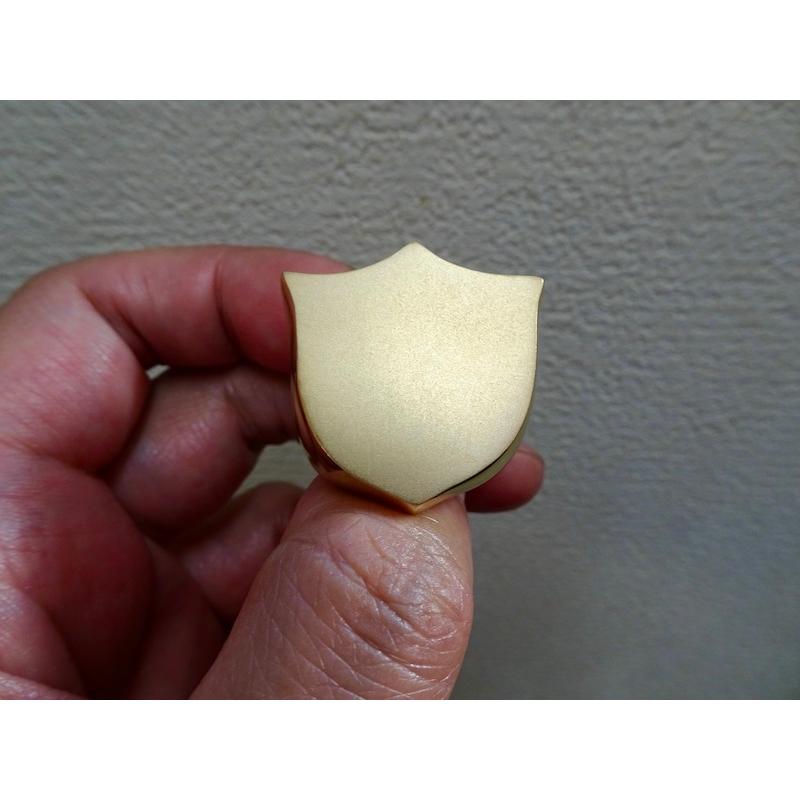 仁尾彫金『ゴールド盾の印台リング』ハンドメイド247 : 仁尾彫金 