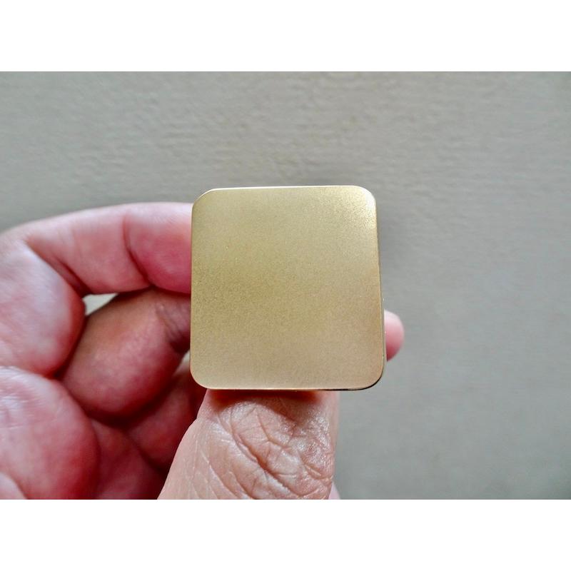 仁尾彫金『ゴールド、ビッグ印台リング』ハンドメイド251 : epr251g 