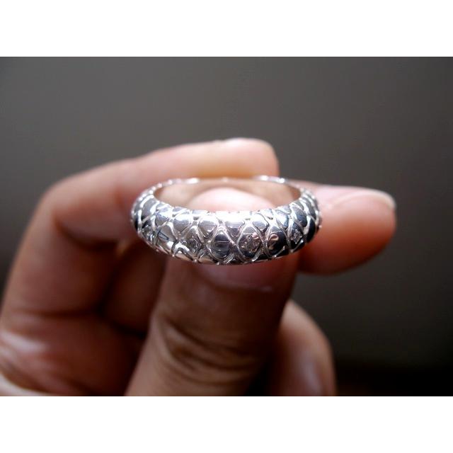 仁尾彫金『パイソンダイヤリング』ハンドメイド26 : 仁尾彫金 - 通販 