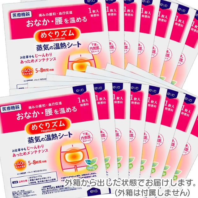 めぐりズム 蒸気の温熱シート 下着の内側面に貼るタイプ 5枚入 (×3個