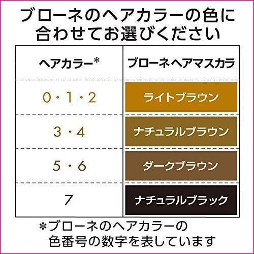 ブローネ ヘアマスカラ ダークブラウン 12ml (×2個セット) 白髪染め