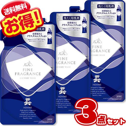 ファーファ ファインフレグランス ウォッシュ オム 詰替 360ml 3個セット 液体洗剤 3 Niono 通販 Yahoo ショッピング