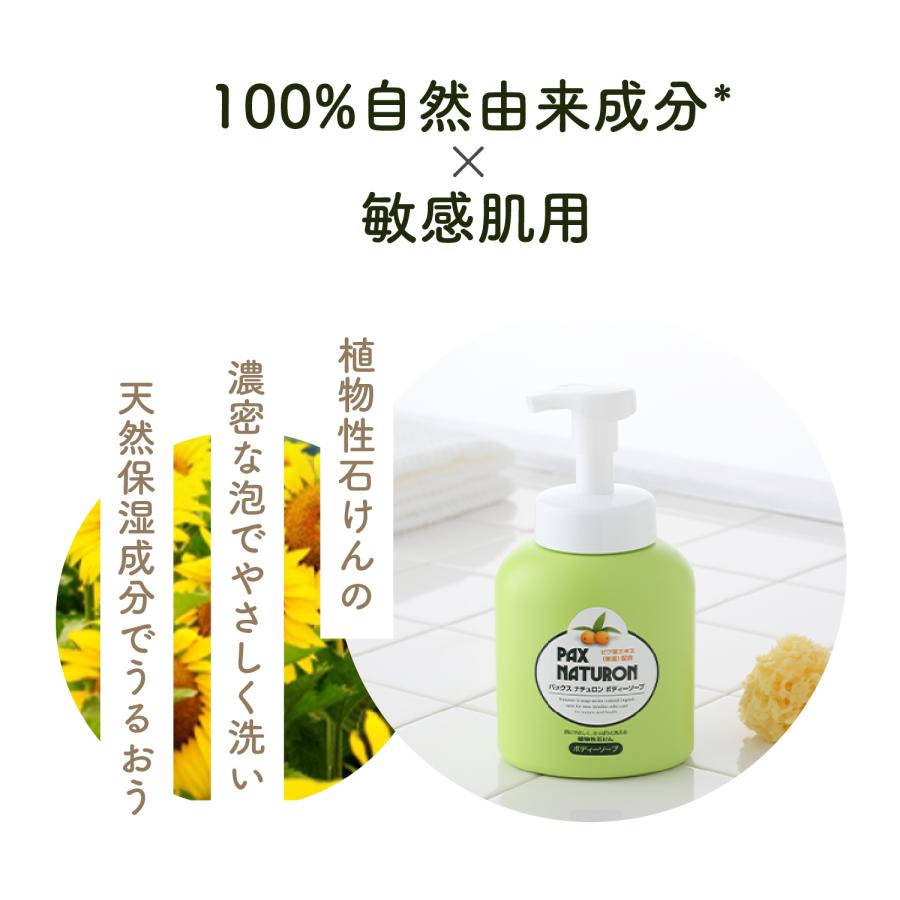 PAX NATURON パックスナチュロン ボディーソープ 詰替用 500ml (×2個