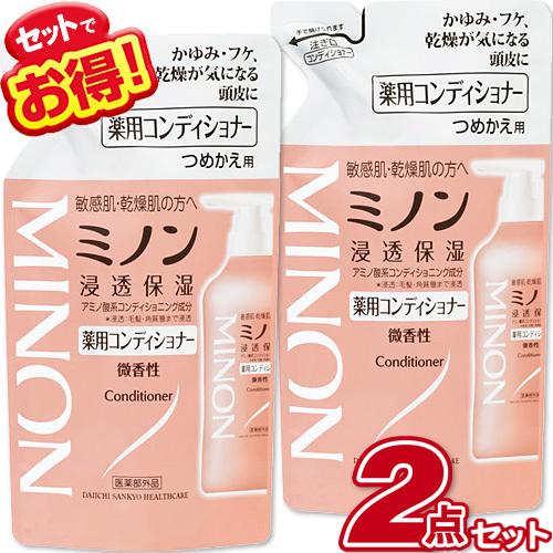 MINON ミノン 薬用 コンディショナー 詰め替え 380ml (×2個 MINON ミノン 薬用 コンディショナー 詰め替え 380ml (×2個