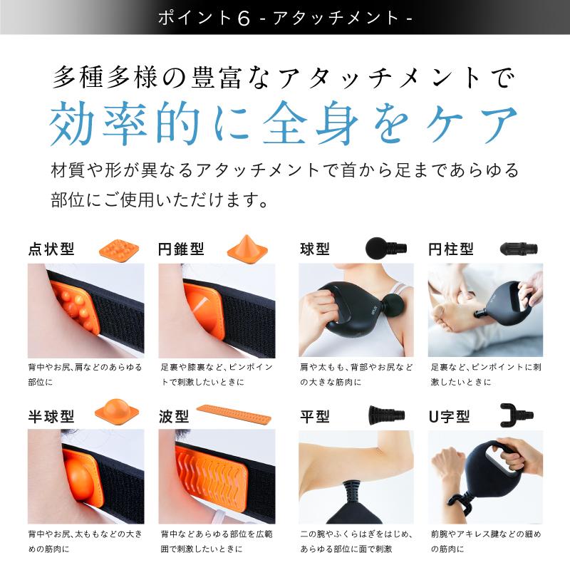 【浜ちゃんが！で紹介】(3500円OFFクーポン) 日本初振動ベルトガン マッサージ器 NIPLUX FASCIALAX U 筋膜リリースガン 全身用 母の日 プレゼント ギフト｜niplux｜15