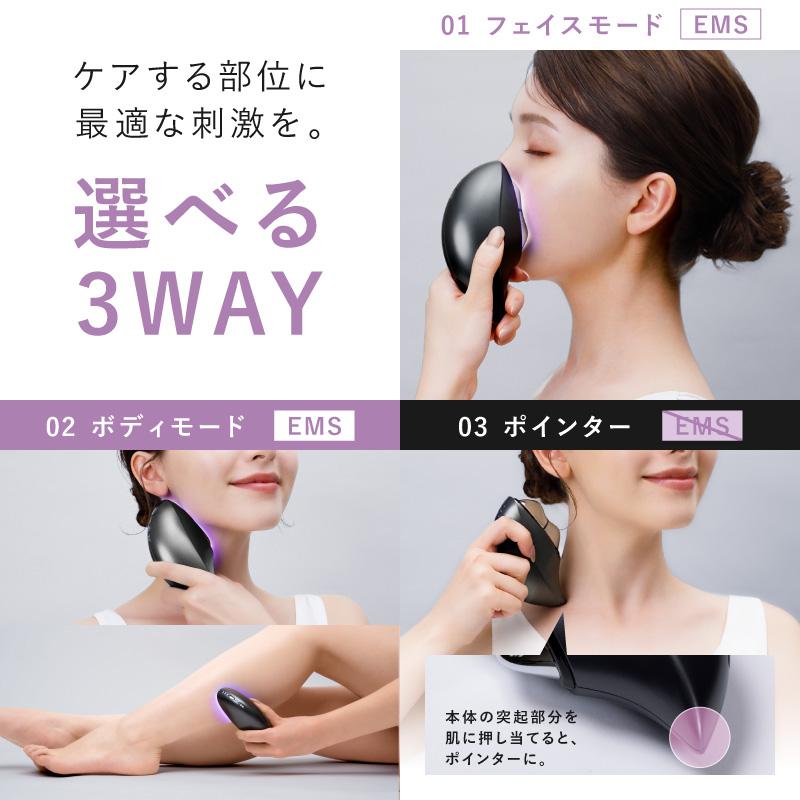 NIPLUX 電動かっさ EMS美顔器 MEGURiS メグリス フェイスケア 冷感 温