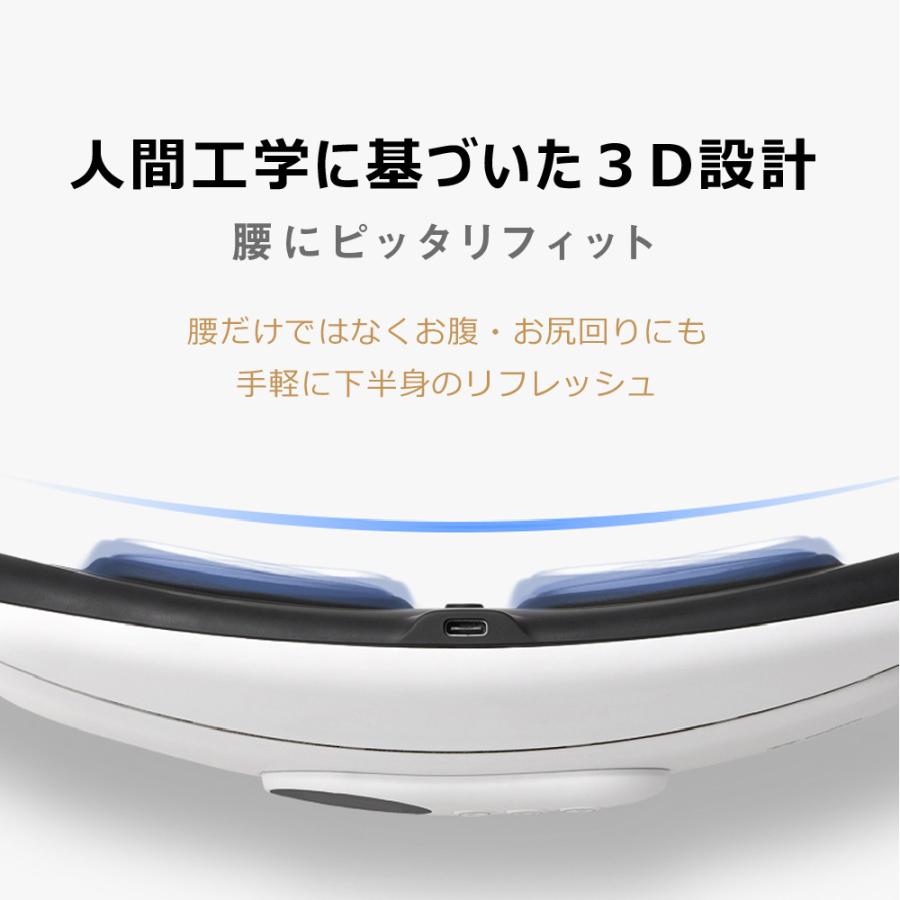 (3000円OFFクーポン) NIPLUX WAISTUPLUS EMS 腰を温めるグッズ 電気刺激 低周波 温熱 腰痛 ギフト 腰サポーター 腰マッサージ機 母の日 プレゼント ギフト｜niplux｜10