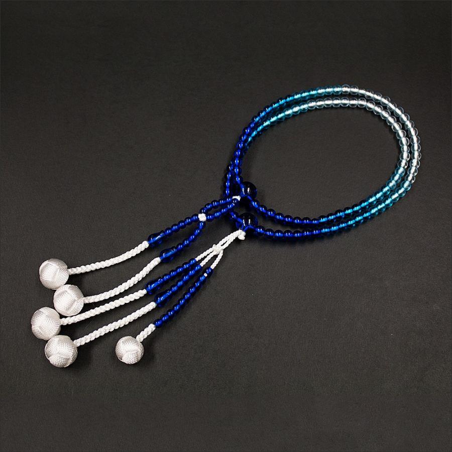 創価学会　PC念珠 ブルー　グラデーション念珠 | 