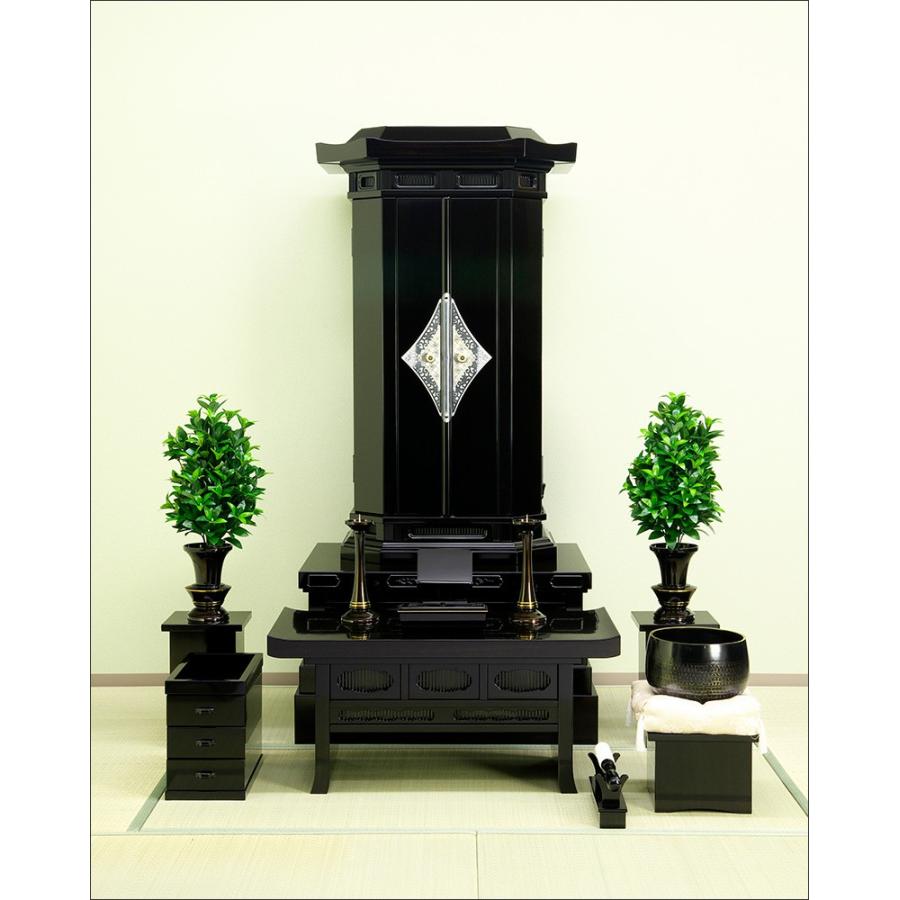 美品！創価学会、仏壇 創価学会仏壇SGI専門 美勝 普通型 黒檀 唐木仏壇 仏具 付属品 LED照明