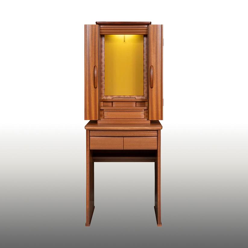 カメリア　イス式仏壇　サペリ　仏具　付属品付 |  | 04