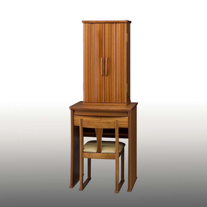 カメリア　イス式仏壇　ウオールナット　仏具　付属品付 | 