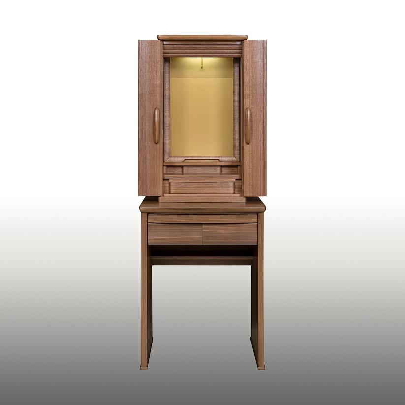 カメリア　イス式仏壇　ウオールナット　仏具　付属品付 |  | 03