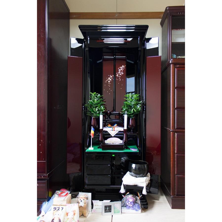 創価学会仏壇　京仙華　カシュ―うるし黒塗とうるみ塗り_5