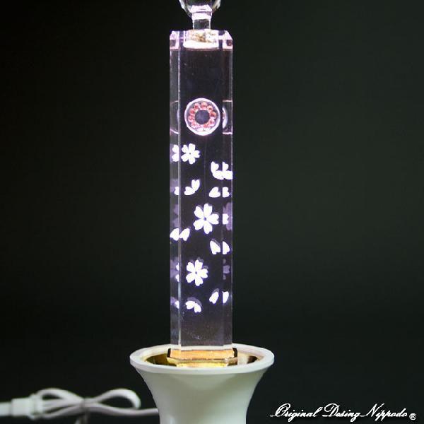 創価学会仏壇　LEDダイヤローソク210型ピンク　白台 |  | 02