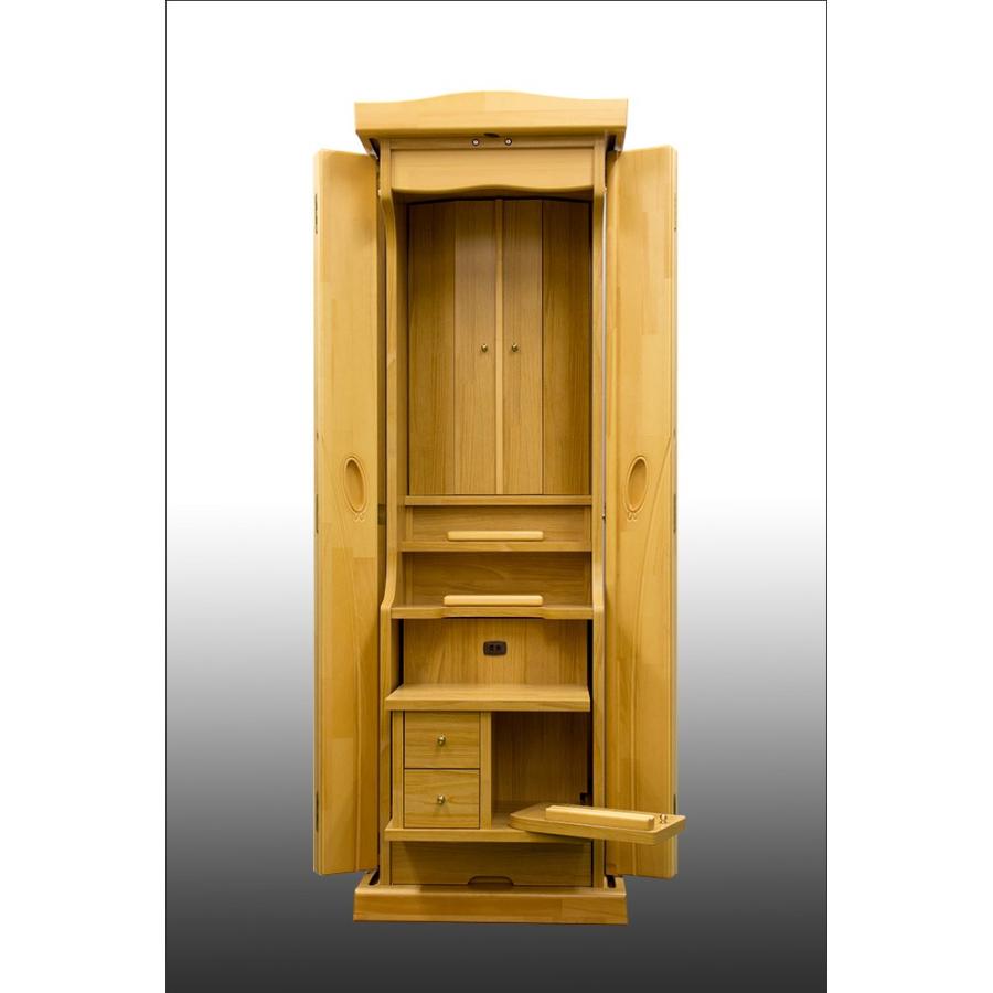 創価学会仏壇　ラックス　ライト色　仏具　付属品　LED照明付 |  | 01