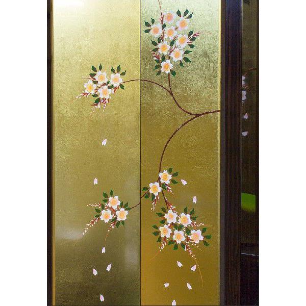 創価学会仏壇SGI専門 雅桜 本金箔しだれ桜手描き蒔絵 黒檀 仏具 付属品